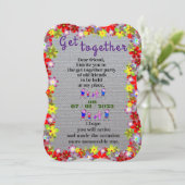 Invitation Réunion d'invitation (Debout devant)