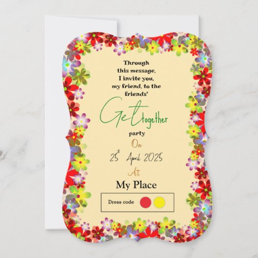 Invitation Réunion d'invitation (Devant)