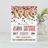 Invitation Réunion du lycée de 1986 (Debout devant)