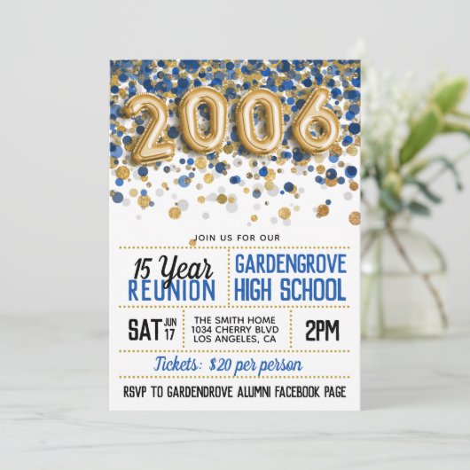 Invitation Réunion du lycée de 2006 (Debout devant)