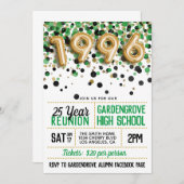 Invitation Réunion d'université de lycée 1996 (Devant / Derrière)