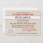 Invitation Réunion en famille - Utiliser votre photo Drôle In (Dos)