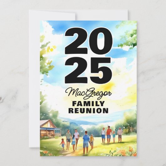 Invitation Réunion familiale (Devant)