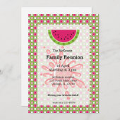 Invitation Réunion familiale de pastèque (Devant / Derrière)