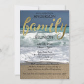 Invitation Réunion familiale de plage tropicale (Devant)