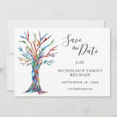 Invitation Réunion Familiale Enregistrer La Date Annonce (Devant)