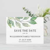 Invitation Réunion Familiale Enregistrer La Date Annonce (Debout devant)