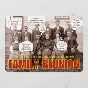 Invitation Réunion familiale   Funny Ancestral photo