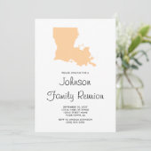 Invitation Réunion familiale Peach Louisiana (Debout devant)