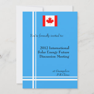 Invitation Réunion internationale d'affaires professionnelle