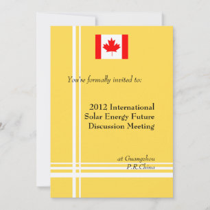 Invitation Réunion internationale d'affaires professionnelles