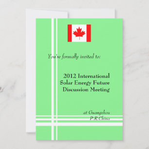 Invitation Réunion internationale d'affaires professionnelles