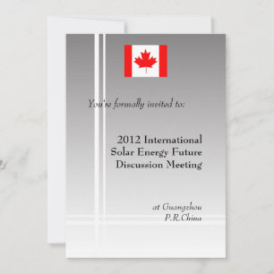 Invitation Réunion internationale d'affaires professionnelles