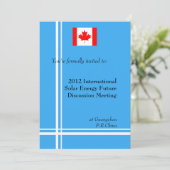 Invitation Réunion professionnelle internationale (Debout devant)