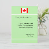 Invitation Réunion professionnelle internationale (Debout devant)