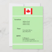 Invitation Réunion professionnelle internationale (Dos)