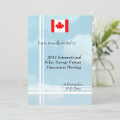 Invitation Réunion professionnelle internationale (Debout devant)