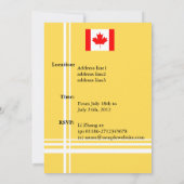 Invitation Réunion professionnelle internationale (Dos)
