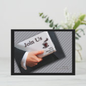 Invitation Réunion professionnelle pour le petit déjeuner (Debout devant)