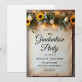 Invitation Réunions rustiques de l'heure dorée (Devant / Derrière)