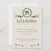 Invitation Réunissons l'Invitation de Thanksgiving (Devant)