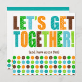 Invitation Réunissons-nous ! (Devant / Derrière)