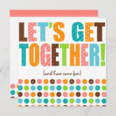 Invitation Réunissons-nous ! (Devant / Derrière)