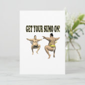 Invitation Réussissez votre sumo (Debout devant)