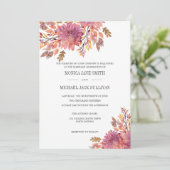 Invitation Rêve d'automne | Mariage élégant (Debout devant)