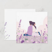 Invitation Rêve de lavande (Devant / Derrière)