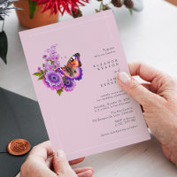 Rêve de papillon Lilac | Typographie Mariage moder
