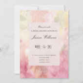 Invitation Rêve Romantique Fleurs Mariage (Devant)