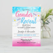 Invitation Réveillez-vous par sexe et douche à couches (Debout devant)