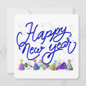 Invitation Réveillon du Nouvel An (Devant)