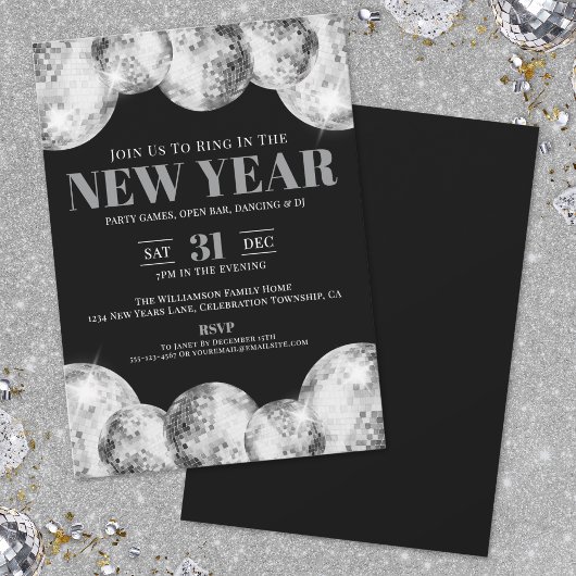 Invitation Réveillon du Nouvel An