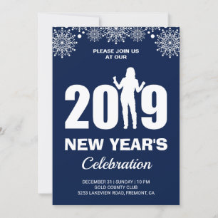Invitation Réveillon du Nouvel An 2019