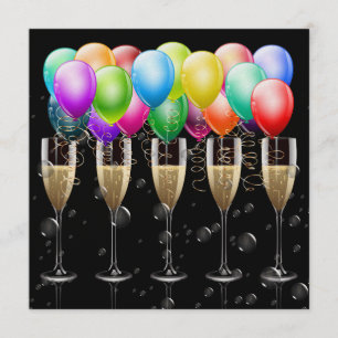 Invitation Réveillon du Nouvel An / Fête de l'occasion spécia