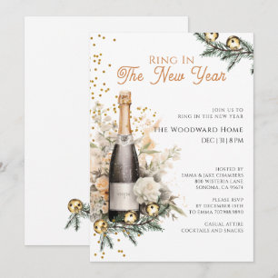 Invitation Réveillon du Nouvel An Fête du Nouvel An