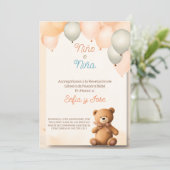 Invitation Revelación De Genero - Révélation Espagnole De Gen (Debout devant)