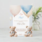 Invitation Revelacion de Genero - Révélation espagnole de gen (Debout devant)