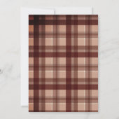 Invitation Révélation de bébé : un mignon petit pain au four (Dos)