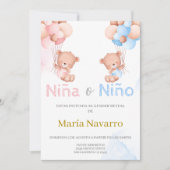 Invitation Révélation de genre (Devant)