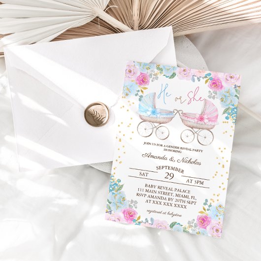 Invitation Révélation de genre