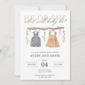 Invitation Révélation de genre (Devant)