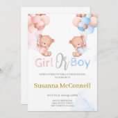 Invitation Révélation de genre (Devant / Derrière)