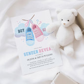 Invitation Révélation de genre Basket bleu ou rose