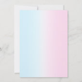 Invitation Révélation de genre de crème glacée Qu'est-ce que  (Dos)