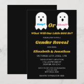 Invitation Révélation de genre de garçon ou de fille Ghoul Ha (Devant / Derrière)