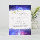 Invitation Révélation de genre de Twinkle Twinkle Little Star (Debout devant)