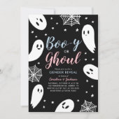 Invitation Révélation de genre Halloween (Devant)